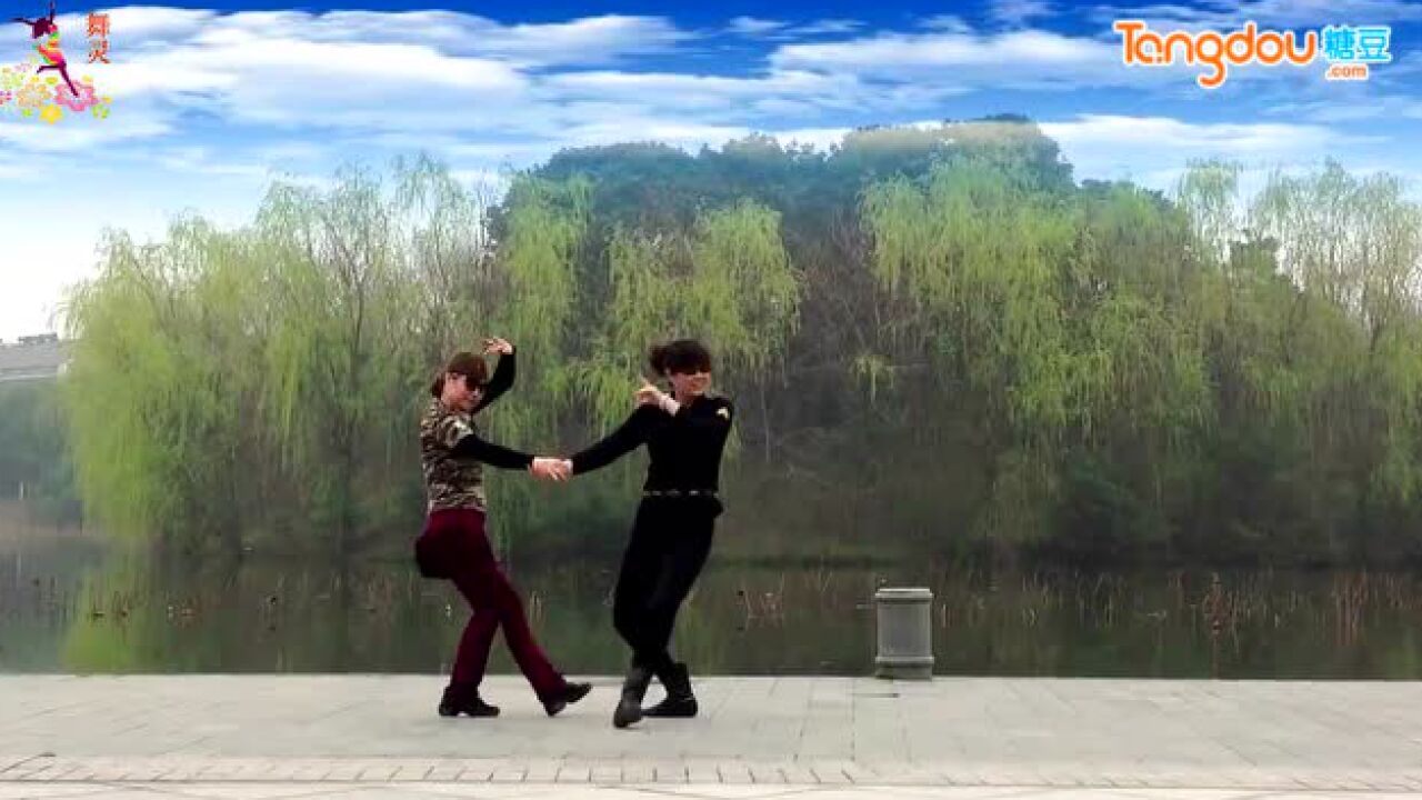 糖豆广场舞最新双人舞三步教学视频欣赏