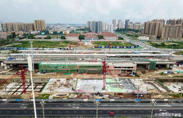 温江新车站搬迁最新进展,2019年更新动态