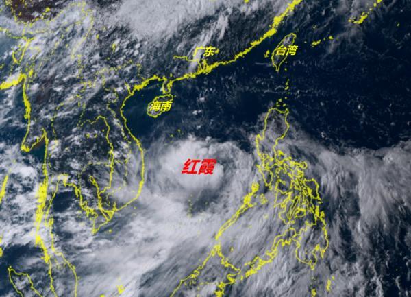 台风红霞最新动态
