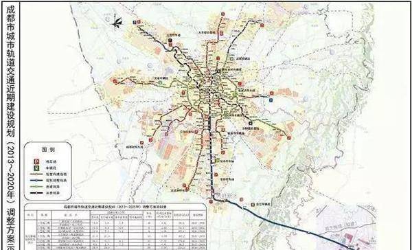 成都地铁最新规划图揭秘,未来交通蓝图展望