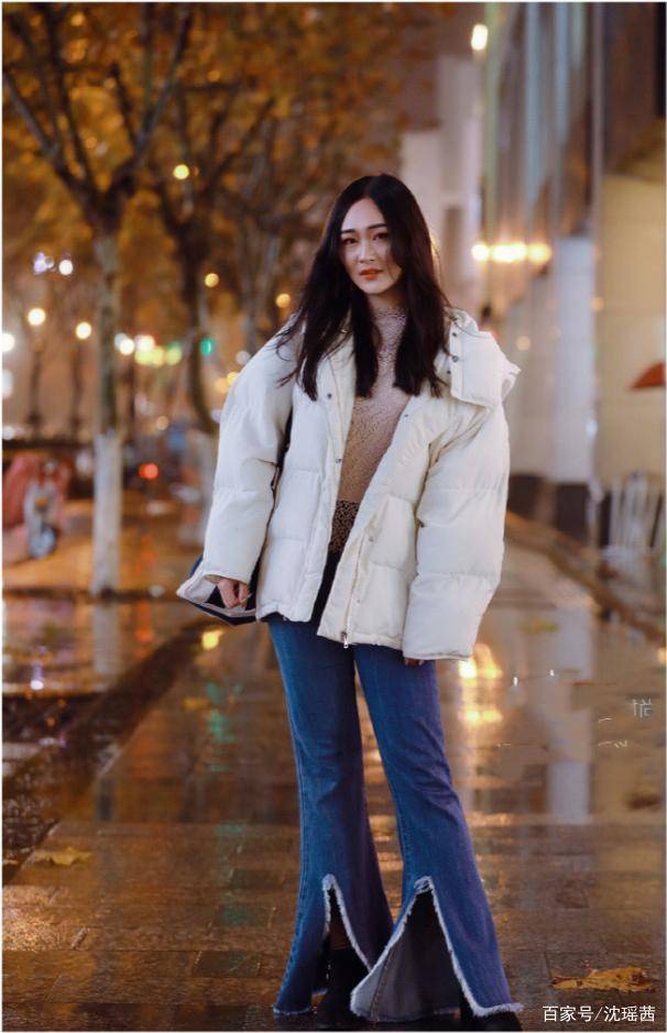 女明星羽绒服,时尚与保暖的完美结合