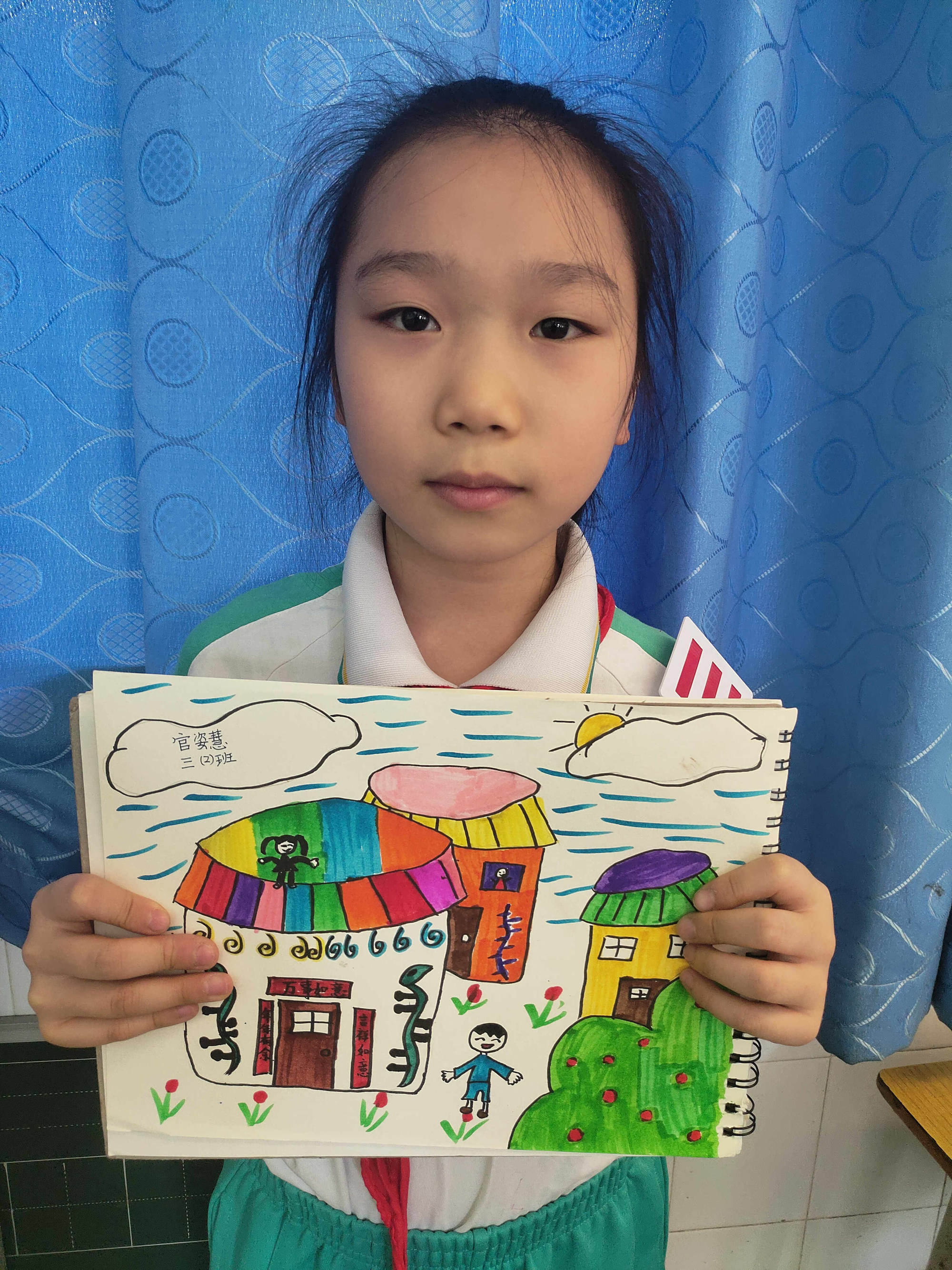 三年级画画比赛图片,小巷深处的艺术宝藏