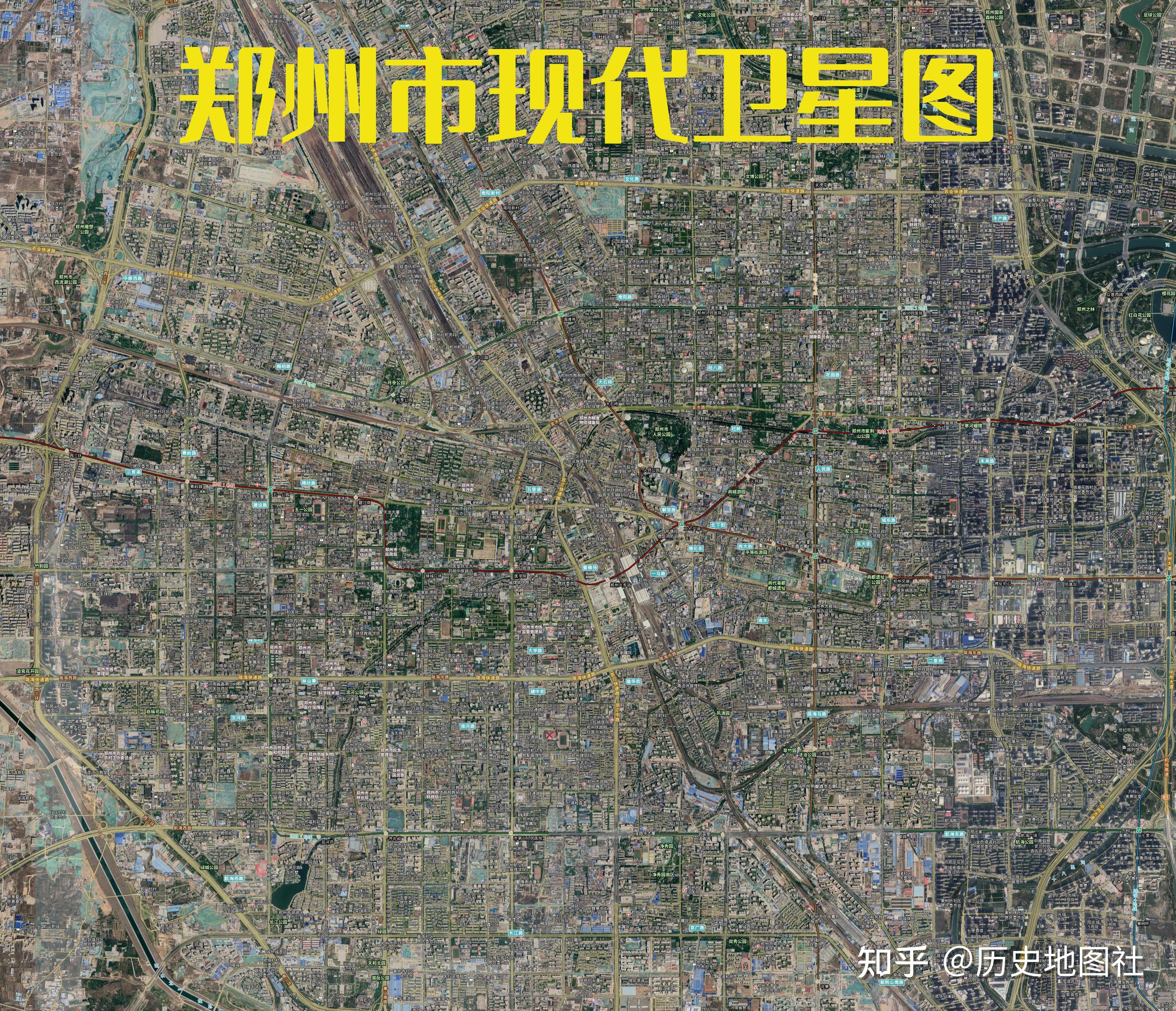郑州卫星地图最新版,追溯背景,见证时代变迁